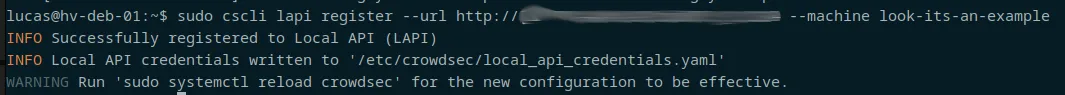 Initial Log Processor Enrolment